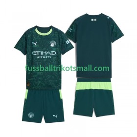 Fußballtrikots Manchester City Kinder 2025-2026 Kurzarm Fourth trikot kaufen
